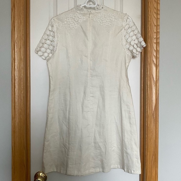 Anthropologie Corey Lynn Calter Lorient Linen Dress Size 6 Petite - Picture 8 of 8